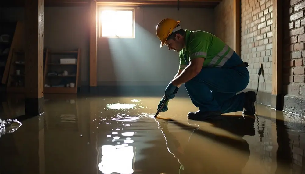Professional water damage restoration services in Folsom, LA
